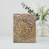 Wild West Rose Postkarte (Stehend Vorderseite)