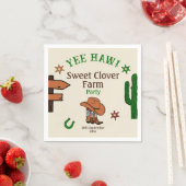 Wild West Rustic Cowboy Western Party Serviette (Beispiel)