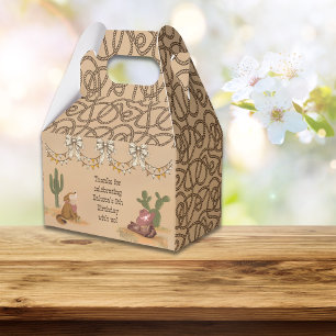 Wild West Rustic Cowgirl Vintag Fun Geschenkschachtel