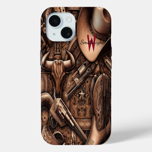 Wild-West-Schätze Case-Mate iPhone Hülle (Rückseite)