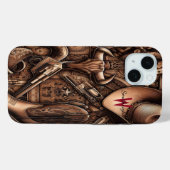 Wild-West-Schätze Case-Mate iPhone Hülle (Rückseite (Horizontal))