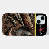 Wild West-Schätze Case-Mate iPhone Hülle (Rückseite (Horizontal))