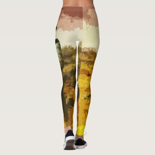 Wild West schießt Leggings aus (Rückseite)