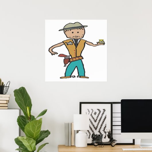 Wild West Sheriff Poster (Heimbüro)
