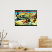 Wild West und Pioneer - Print Poster (Küche)