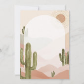 Wild West Vaquerito Cowboy Birthday Spanisch Einladung (Rückseite)