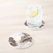 Wild West Winter Getränkeuntersetzer (Seite)