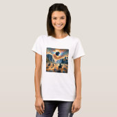 Wild West Wonder: Frauen-Eclipse-T-Shirt T-Shirt (Vorne ganz)