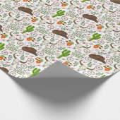 Wild West Wrapping Paper Geschenkpapier (Ecke)