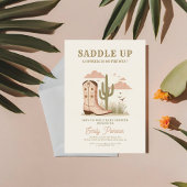 Wild Western Cactus Girl Baby Shower Einladung