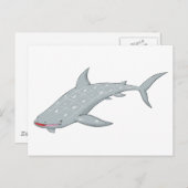 Wild Whale Shark Postkarte (Vorne/Hinten)