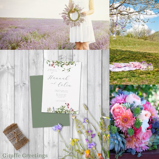 Wild Whimsical Blooms & Greenery Geschenktütchen