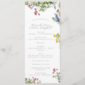 Wild Whimsical Blooms & Greenery Programm (Vorderseite)