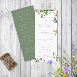 Wild Whimsical Blooms & Greenery Programm