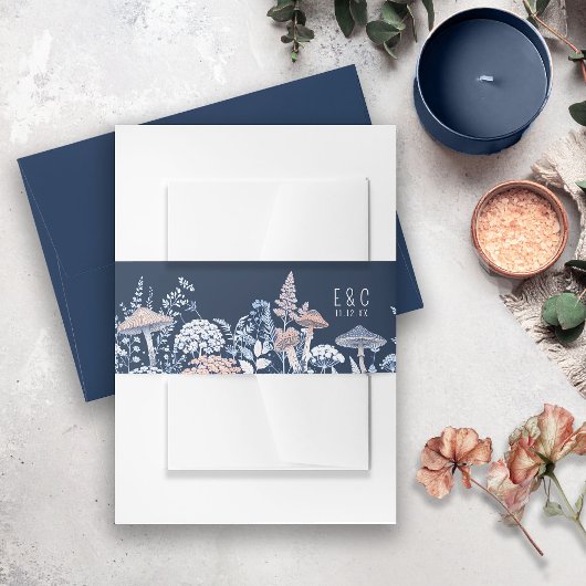 Wild & Whimsical Border Wedding ID110 Einladungsbanderole