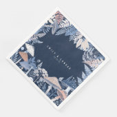 Wild & Whimsical Border Wedding ID110 Serviette (Ecke)