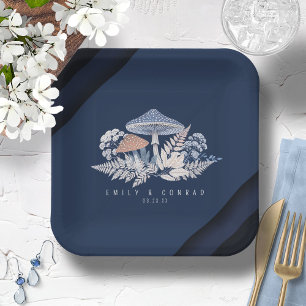 Wild & Whimsical Motif Wedding ID110 Pappteller