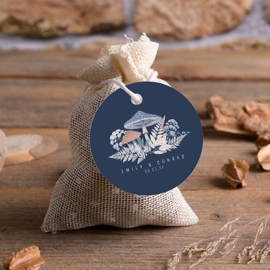 Wild & Whimsical Motif Wedding Rd ID1110 Geschenkanhänger