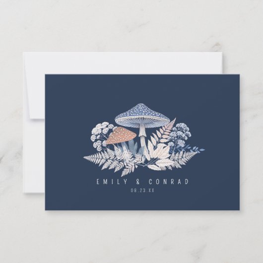 Wild & Whimsical Wedding Funny Replies ID110 RSVP Karte (Vorderseite)