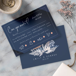 Wild & Whimsical Wedding Funny Replies ID110 RSVP Karte