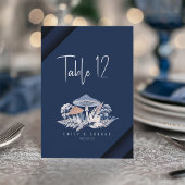 Wild & Whimsical Wedding Motif Tischnummer ID110