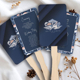 Wild & Whimsical Wedding Program ID110 Fächer