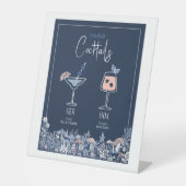 Wild & Whimsical Wedding Signature Drinks ID110 Sockelschild (Vorderseite)