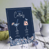 Wild & Whimsical Wedding Signature Drinks ID110 Sockelschild