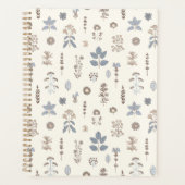 Wild Whimsy Blue Brown Planer (Vorderseite)