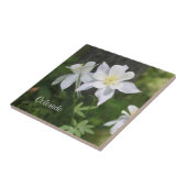 Wild White Columbine Colorado Tile Fliese (Seite)