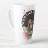 Wild wie der Wind, stark wie der Fluss | Custom Milchtasse (Linke Ecke)