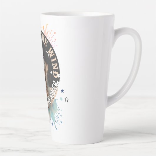 Wild wie der Wind, stark wie der Fluss | Custom Milchtasse (Rechts)