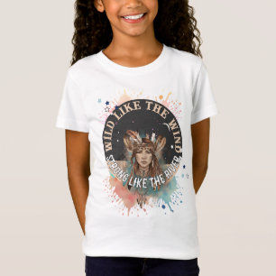 Wild wie der Wind, stark wie der Fluss Custom T-Shirt
