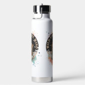 Wild wie der Wind, stark wie der Fluss | Custom Trinkflasche (rechts)