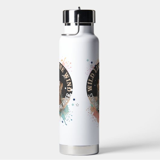 Wild wie der Wind, stark wie der Fluss | Custom Trinkflasche (rechts)