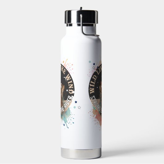 Wild wie der Wind, stark wie der Fluss | Custom Trinkflasche (Links)