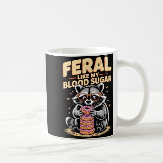 Wild wie mein Blutzucker Kaffeetasse (Rechts)