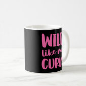 Wild wie meine Curls Curly Hair Kaffeetasse (VorderseiteRechts)