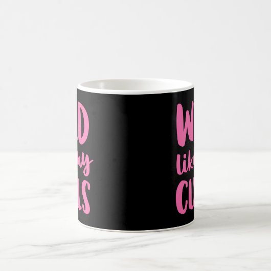Wild wie meine Curls Curly Hair Kaffeetasse (Mittel)