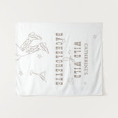 Wild Wild Ehefrau Bachelorette Tapestysign Wandteppich (Vorderseite (Horizontal))