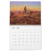 WILD WILD WEST Cowboys Amerikanischen Ureinwohners Kalender (Mär 2026)