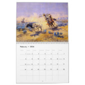 WILD WILD WEST Cowboys Amerikanischen Ureinwohners Kalender (Feb 2026)