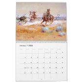 WILD WILD WEST Cowboys Amerikanischen Ureinwohners Kalender (Jan 2026)