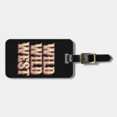 Wild Wild West Gepäckanhänger (Vorderseite horizontal)