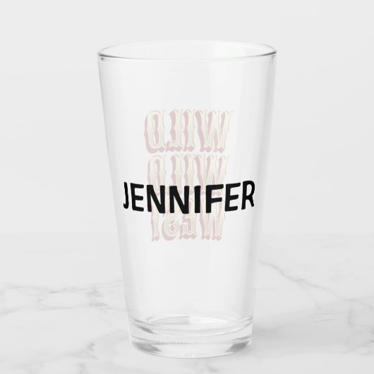 Wild Wild West Glas (Rückseite)