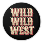 Wild Wild West Keramikknauf (Vorderseite)