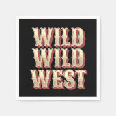 Wild Wild West Serviette (Vorderseite)