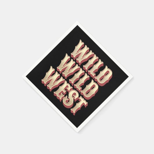 Wild Wild West Serviette (Ecke)