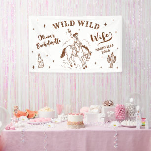 Wild Wild Wife Western Junggesellinnenabschied Banner