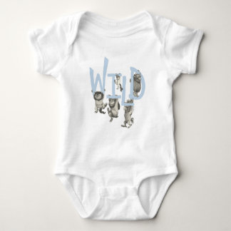 WILD | Wilde Dinge und Max - Blau Baby Strampler
